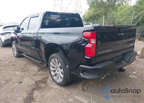 2021 Chevrolet Silverado 1500 4Wd Short Bed High Country z USA, uszkodzony, nr VIN 1GCUYHEL7MZ356037